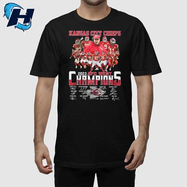 Chiefs 2023 AFC West Champions Signature Shirt