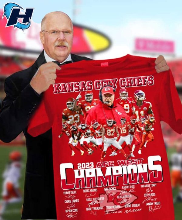 Chiefs 2023 AFC West Champions Signature Shirt