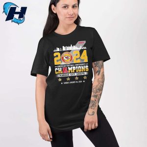 Chiefs 2024 AFC CHAMPIONS Two Sided Shirt 3