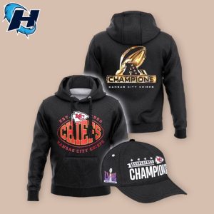 Chiefs AFC CHAMPIONS 3D Hoodie Combo Super Bowl 2024 1