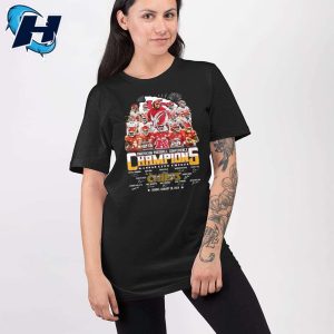 Chiefs American Football Conference CHAMPIONS 2024 Signature Shirt 3
