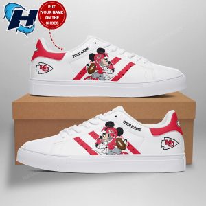 Custom Chiefs Mickey Stan Smith Shoes Nfl Personalized Football Gifts