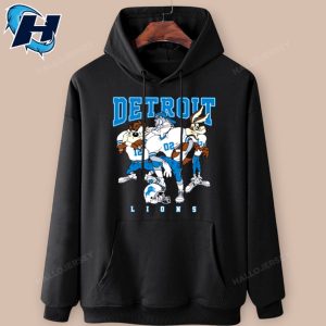 Detroit Lions Bugs Bunny And Taz Player T Shirt 4