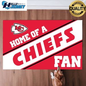 Home Of A Chiefs Fan Doormat