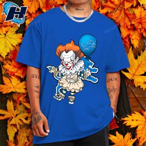 It Clown Pennywise Detroit Lions T-Shirt