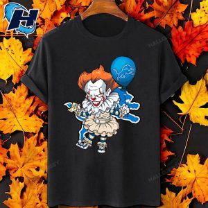 It Clown Pennywise Detroit Lions T Shirt 3