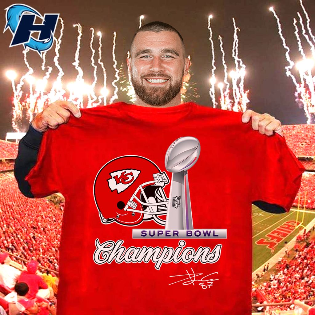 Chiefs Super Bowl Champions Shirt Its My Dna Travis Kelce Signature T-Shirt