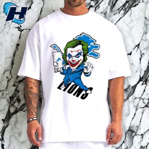 Joker Smile Detroit Lions T-Shirt