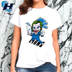 Joker Smile Detroit Lions T Shirt 3