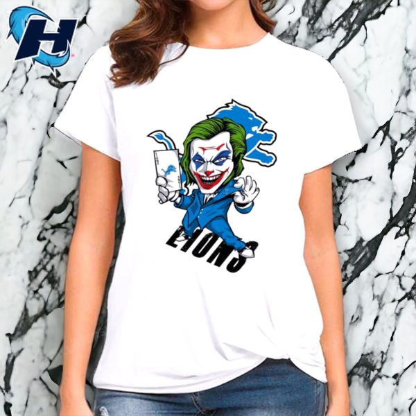 Joker Smile Detroit Lions T-Shirt