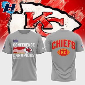 KC Chiefs 2023 AFC Conference CHAMPIONS Shirt Super Bowl LVIII 1