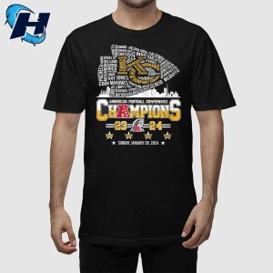 KC Chiefs American Football Conference CHAMPIONS 2024 Shirt 2