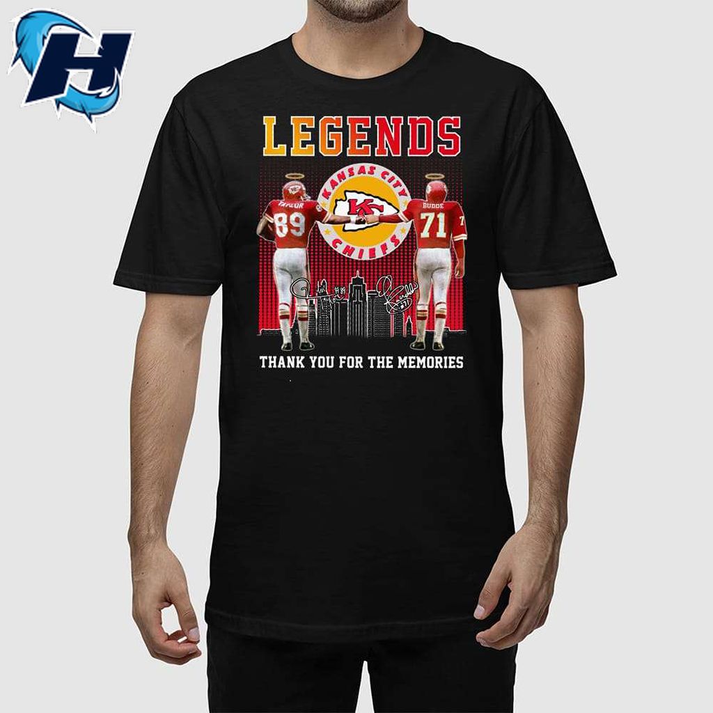 KC Chiefs Legends Otis Taylor Ed Budde Retro Shirt