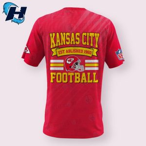 Kansas City Football Shirts Vintage Chiefs Champions T Shirt 3