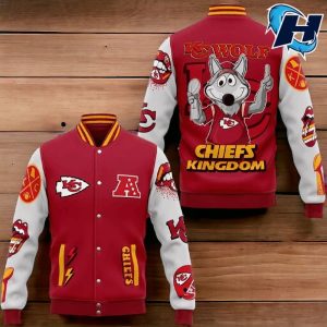 Kc Wolf Chiefs Kingdom Baseball Jacket 1