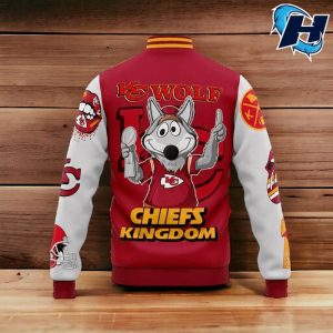 Kc Wolf Chiefs Kingdom Baseball Jacket 3