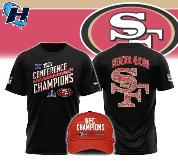 SF 49ers 2023 NFC CHAMPIONS Niner Gang Shirt