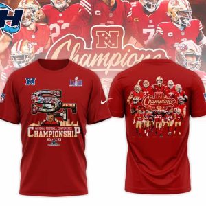 SF 49ers 2023 NFC Champions Limited Edition Shirt