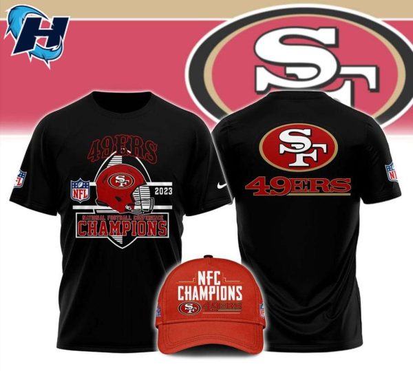SF 49ers 2023 National Football Conference CHAMPIONS Shirt