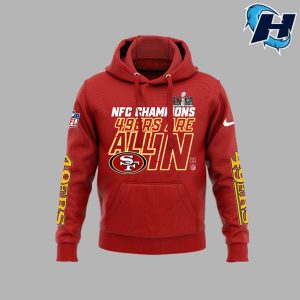 SF 49ers Are All In 8 NFC Champions 2023 3D Hoodie 2