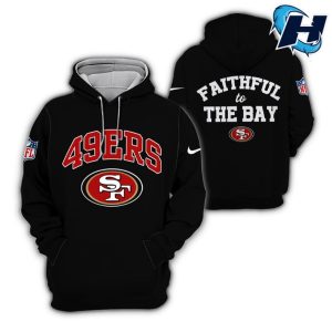 SF 49ers Faithful To The Bay All Over Printed Hoodie 1