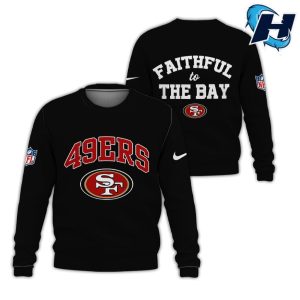 SF 49ers Faithful To The Bay All Over Printed Hoodie 3