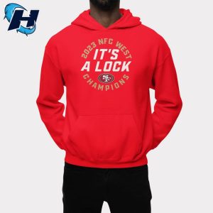 SF 49ers Its A Lock 2023 NFC West Champions Shirt 2