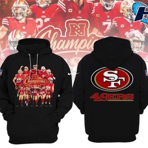 SF 49ers NFC Champion 2023 3D Hoodie