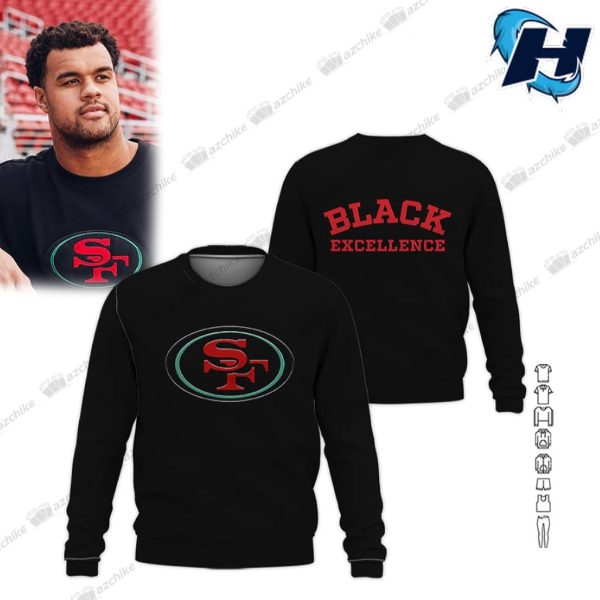 San Francisco 49ers Black Excellence Hoodie