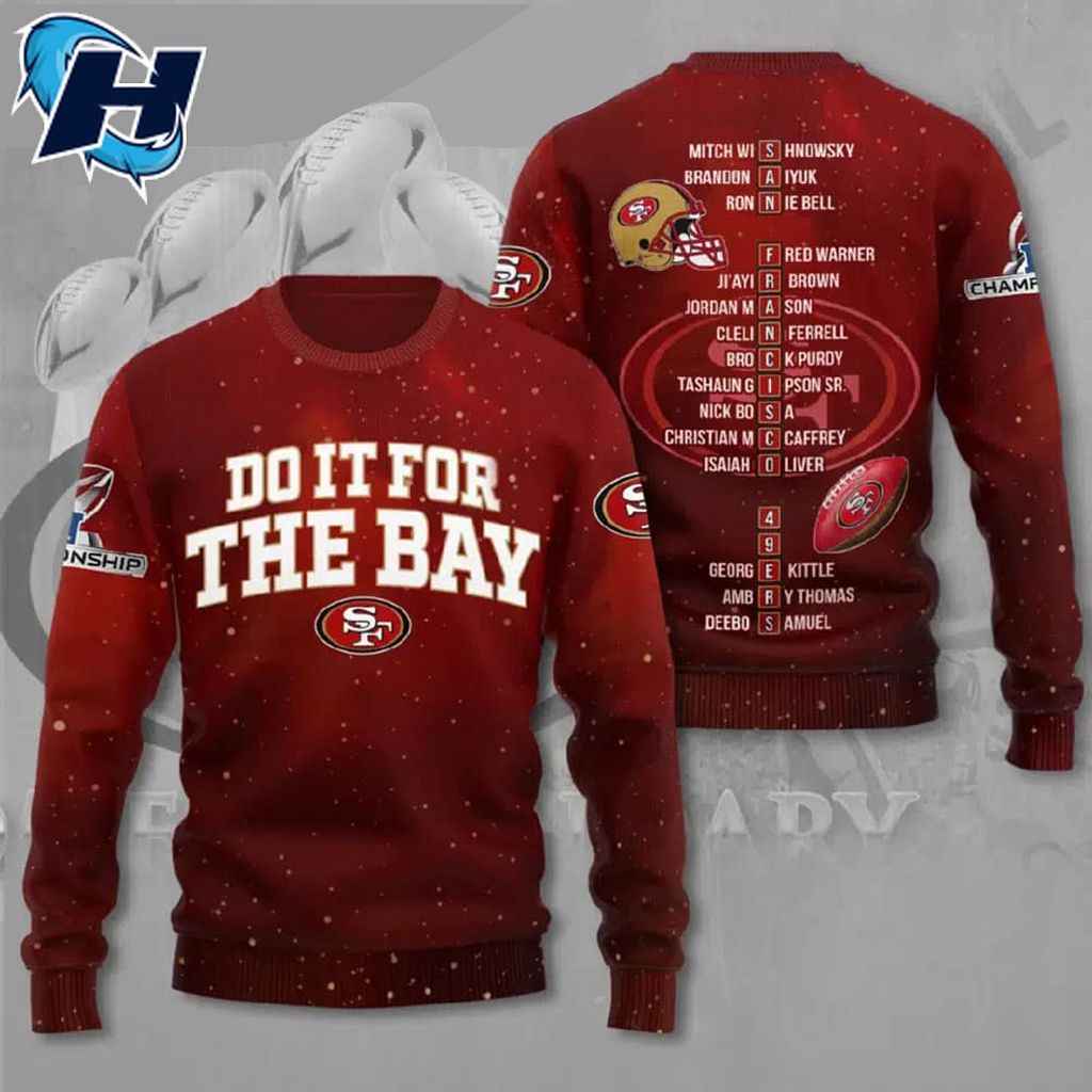 Sf 49ers Do It For The Bay Vintage 3D T Shirt