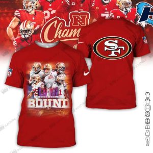 Super Bowl 2024 SF 49ers All Over Printed Hoodie 2