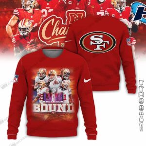 Super Bowl 2024 SF 49ers All Over Printed Hoodie 3