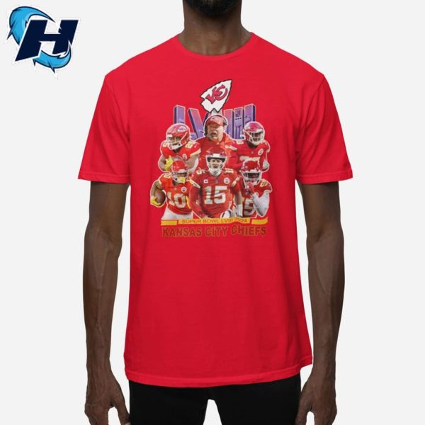Super Bowl LVIII 2024 KC Chiefs Football Retro T Shirt