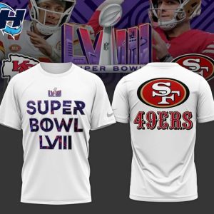 Super Bowl LVIII 2024 SF 49ers 3D Shirt