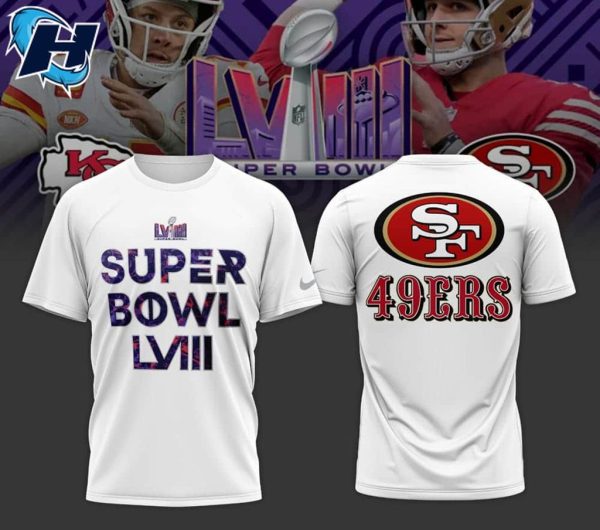 Super Bowl LVIII 2024 SF 49ers 3D Shirt