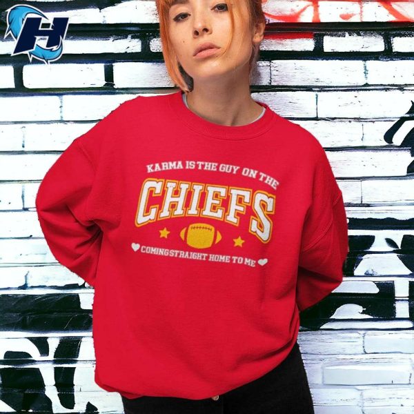 Taylor Swift Karma Is The Guy On The Chiefs Sweatshirt
