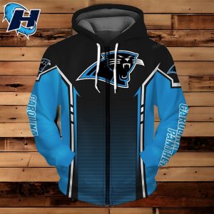 Carolina Panthers Futuristic Gridiron Hoodie Bold Blue Energy Unleashed