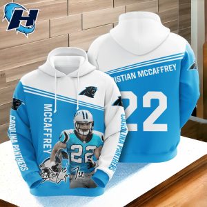 Christian McCaffrey 22 Tribute Hoodie Carolina Panthers Power Player Edition