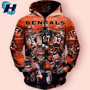 Cincinnati Bengals With Signature Design Hoodie