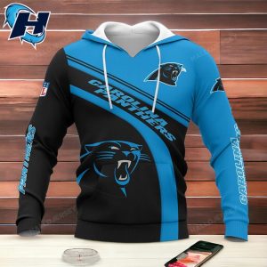 Dynamic Carolina Panthers Logo Athletic Hoodie