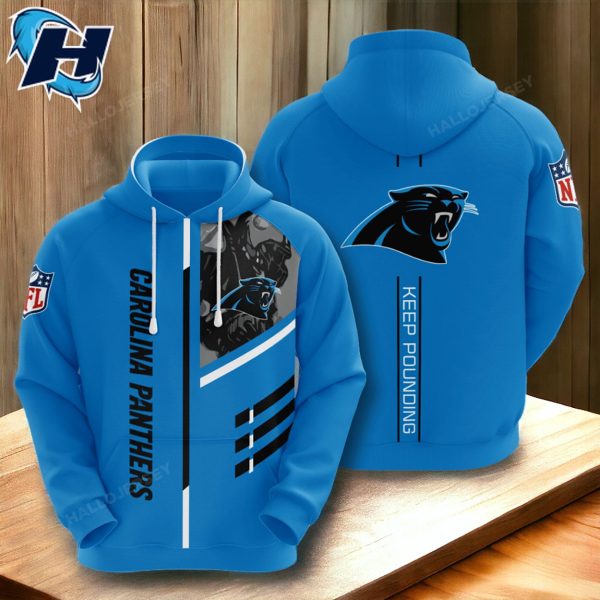 Electric Blue Carolina Panthers Hoodie