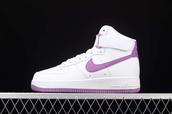 New Arrival AF1 High 334031-112 White Purple