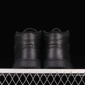 New Arrival AJ1 Mid 554724-093 all black