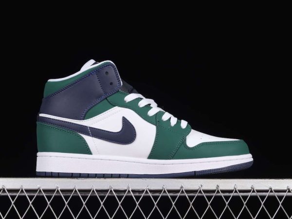 New Arrival AJ1 Mid DZ5326-300 Navy Blue And Green