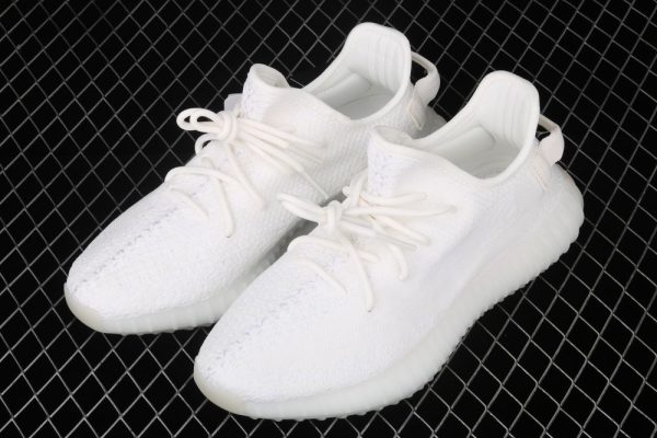 New Arrival Yeezy 350 V2 All White Real Boost Basf