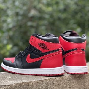 New Arrival AJ 1 High Og Retro Black Varsity Red AJ3234