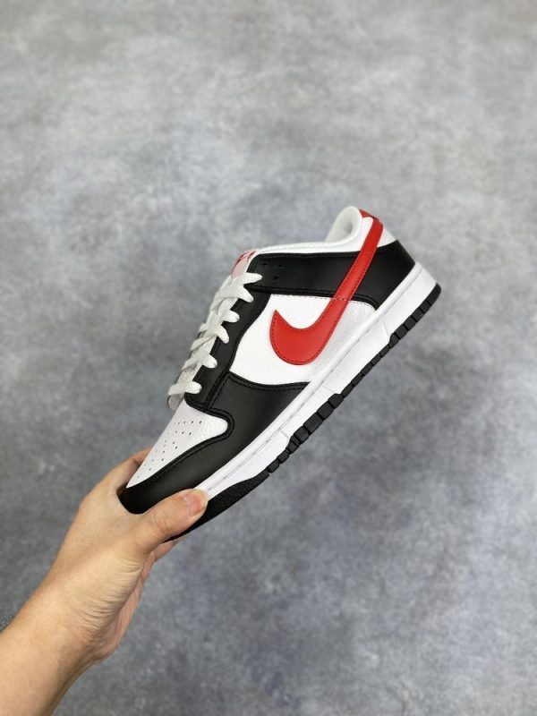 New Arrival AJ 1 Low Dunk ‘Black White Red’ AJ3255