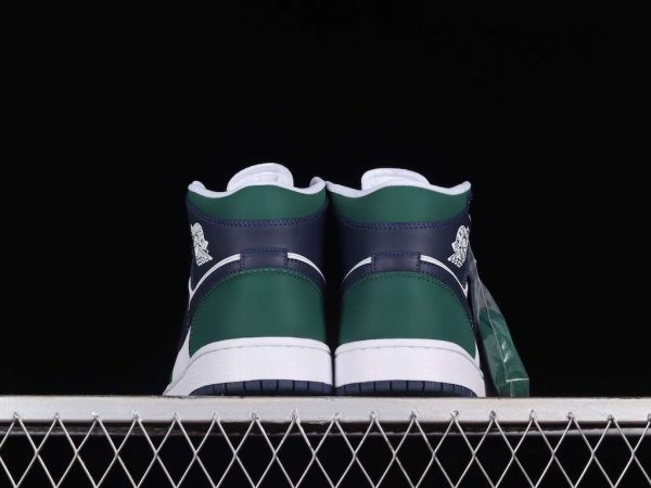 New Arrival AJ1 Mid DZ5326-300 Navy Blue And Green
