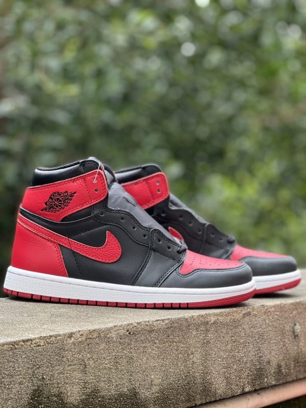 New Arrival AJ 1 High Og Retro Black Varsity Red AJ3234