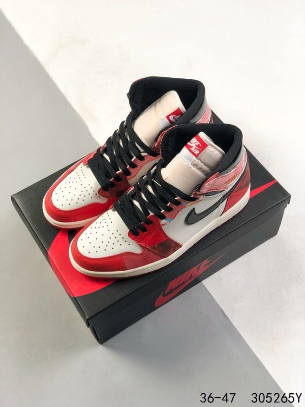 New Arrival AJ 1 High OG Spider-Man Across the Spider AJ3053